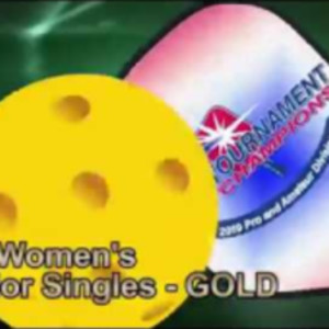 2019 Tournament of Champions Women&#039;s Senior Singles Pro Gold Medal Match