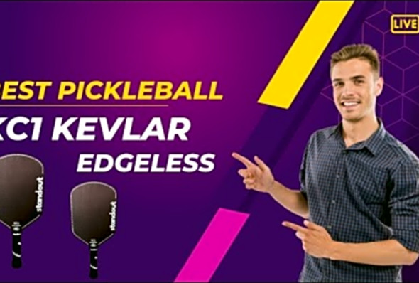 Best Kevlar Pickleball Paddle? KC1 Kevlar Edgeless Paddle REVIEW (2024)