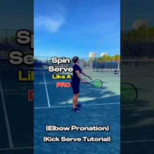 Spin your serves like a pro in three steps using the continental grip