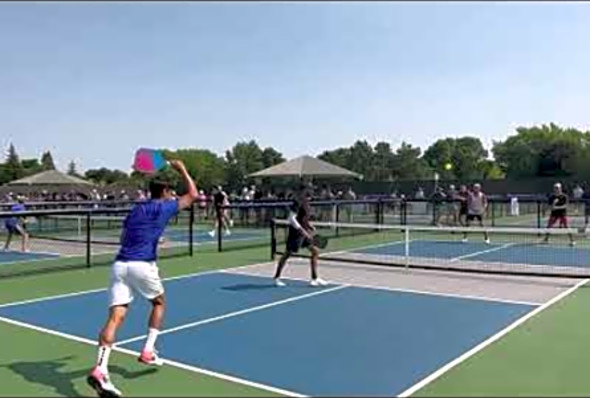 #730 Men Doubles Pickleball - Pints and Paddle Pickleball Tournament - Game 1