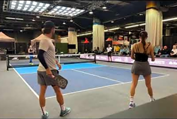 Andrei Daescu and Susannah Barr vs. Parris Todd and Hunter Johnson. Chicago Open 2023