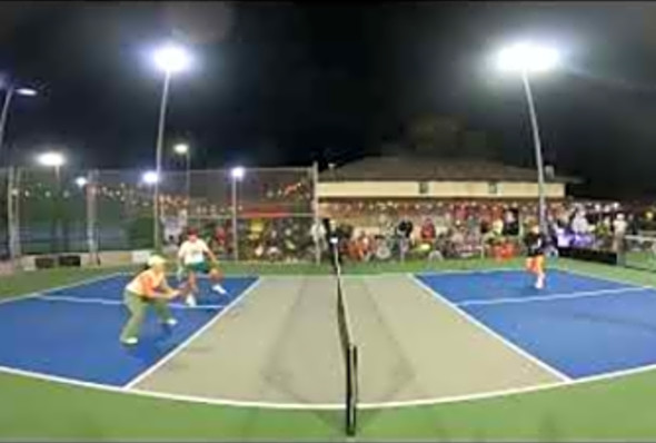 Bert in the Gold Medal Match! Ipickle Winter Classic Open. #erne #bert #pickleball