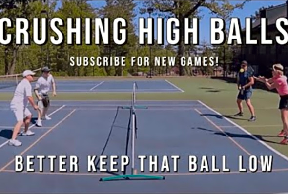 Crush that high pickleball