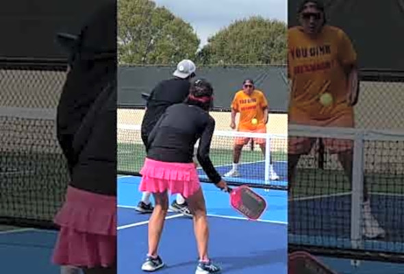 That Had To Hurt! Sorry Dad! #Pickleball #highlights #fyp #viral #shorts #reels #2023 #sports