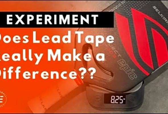 Pickleball Lead Tape Experiment - How Much Power Does Adding Lead Tape Give You?