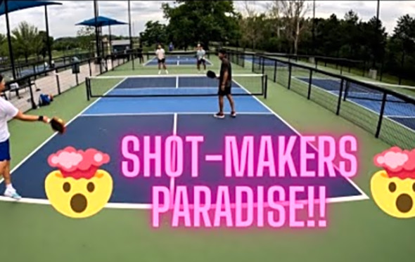 An Absolute Pickleball Shot-Making Exhibition - Learn Some New Pickleball Shots for Your Game!