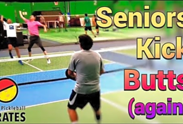 Pickleball Seniors vs 4.5 or Lob as Seniors&#039; Weapon