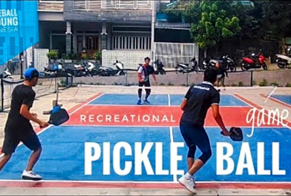 PICKLEBALL INDONESIA - Rudini-Bastian vs Adib-Ariful - Pickleball Bandung Match