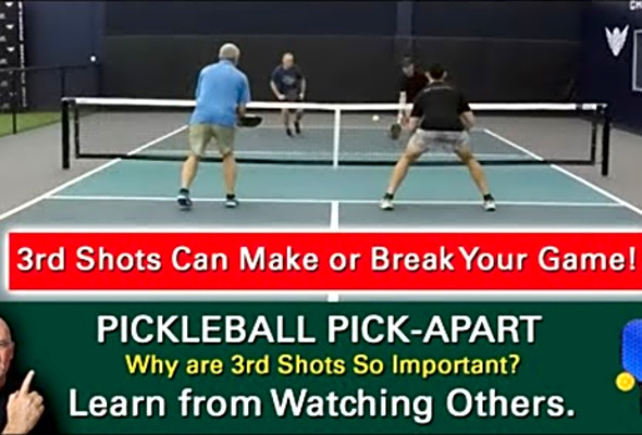 Pickleball! An Effective Third Shot! An Essential Part Of A Winning Game! How Good Is Yours?