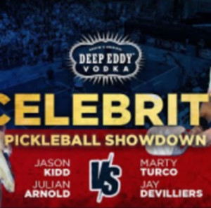 Jason Kidd and Marty Turco Celebrity Showdown with pro partners Devillie...