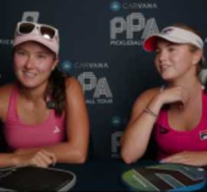 Women&#039;s Doubles Champions Anna Leigh Waters &amp; Anna Bright Post-Match Int...