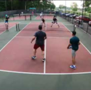 MXD Pickleball League. Terry/Doug vs Jay/Bob