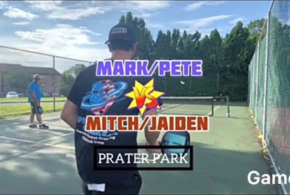 Mitch / Jaiden vs Mark / Pete Pickleball Doubles Prater Park