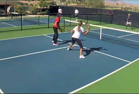 Dhp pickleball- Huntsman Sr. World Games- AMAZING point