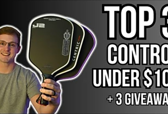 Top 3 Pickleball Paddles UNDER $100 for CONTROL GIVEAWAYS - J2, Mage Pro, Aiso Centric Reviews