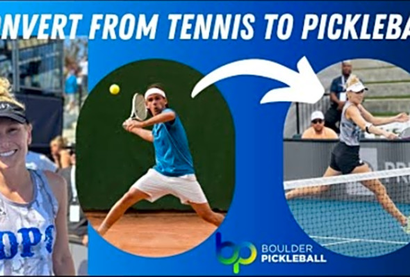 How to Convert from Tennis to Pickleball - Jilly B Masterclass at Boulder Pickleball