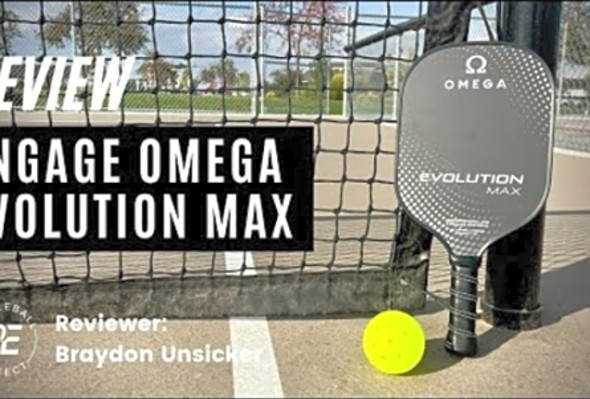 Engage Omega Evolution Max Mid-Market Paddle Review by Pickleball Effect