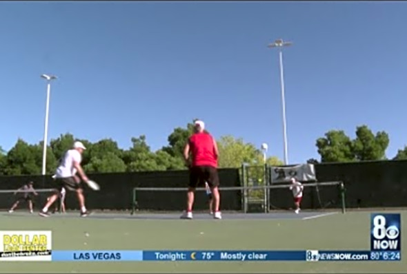 Pickleball Open gets underway in downtown Las Vegas