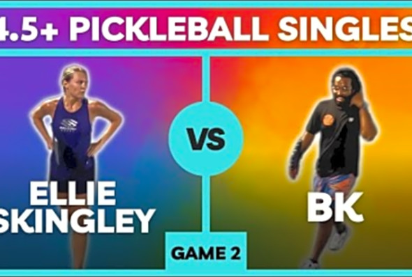 4.5 Pickleball Singles - BK vs Ellie Skingley - Game 2 - Orlando, FL