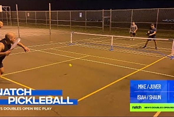 Pickleball Men&#039;s Doubles Rec Play feat. Isiah/Shaun vs Mike/Juver