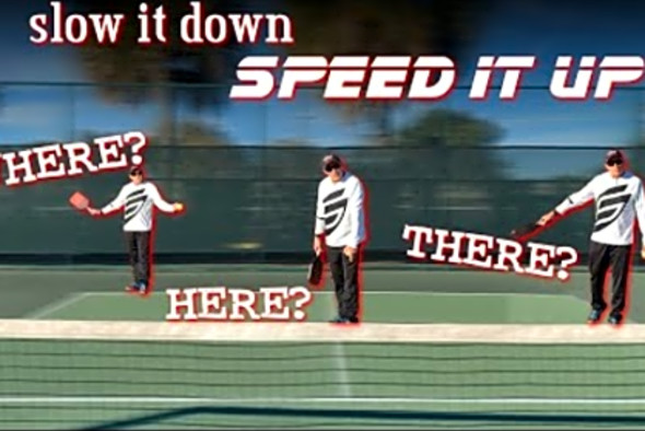 When and where to speed up the ball - Pickleball Minute
