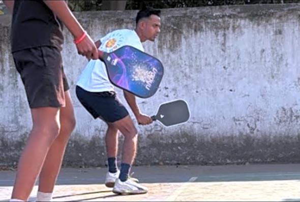 Day 1 // 40 Days challenge learning pickleball in India first time COACH Chandan