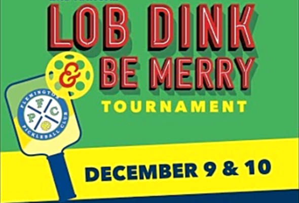 Flemington Pickleball Club Lob Dink &amp; Be Merry Mixed 3.5 Doubles