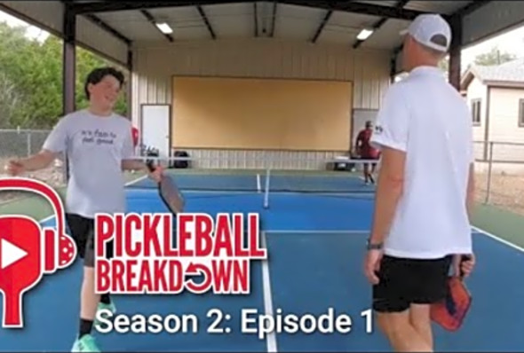 Pickleball Breakdown: Lessons from 13-year old Axel and his dad Chip