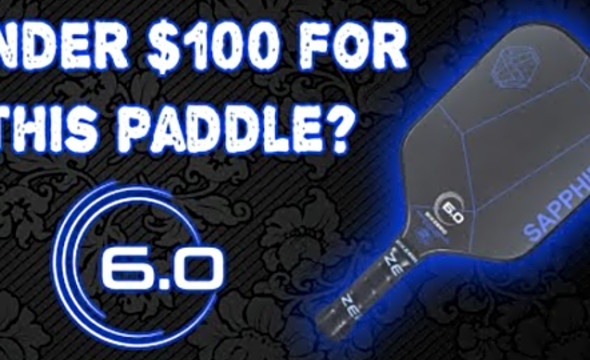 Six Zero Sapphire Pickleball Paddle Review - Under $100 For This??
