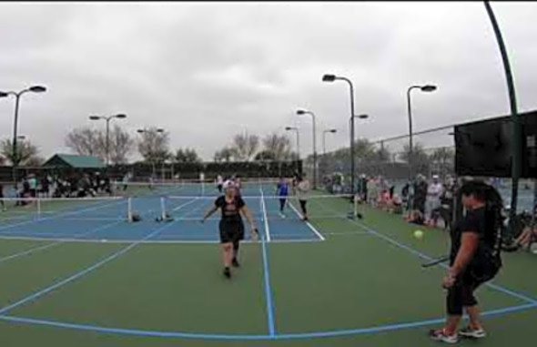 2019 Mid South Regional Pickleball Doubles 35 5.0 Gold Medal Match Kim Kesner/Manuel- Dorman/Phoumy