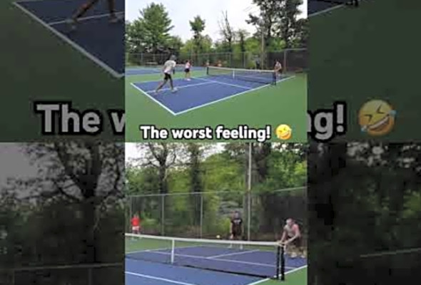 Good thing it didnt happen to my team! #pickleball