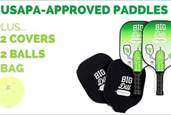 Big Dill Pickleball Co. Original Pickleball Paddles Set