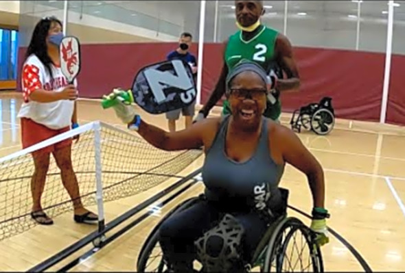 Pickleball: A Exhibition Adaptive Sport at the 2022 National Veterans Wheelchair Games