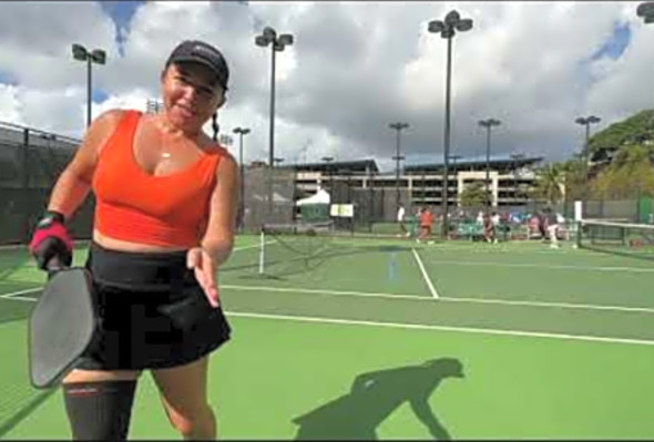 Hawaii State Pickleball Championship- Womens 3.0 35 game 2