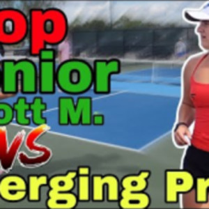 Top Senior Pro Against Mixed Doubles Pro Junior Pickleball Mini-Tourney