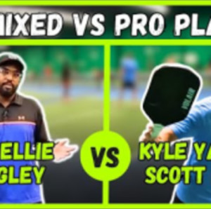 I Played Against Pickleball Pro Kyle Yates - 5.0 Mixed vs Men&#039;s Doubles ...