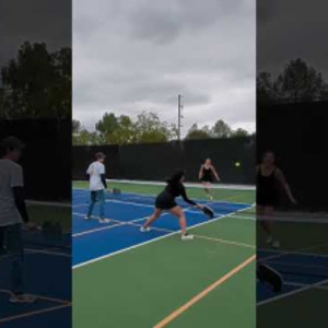 Good Pickleball Volley, 27 shots, March 30, 2025