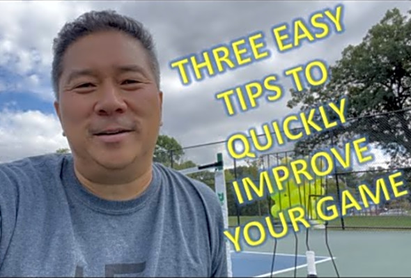 Three Easy Tips to Quickly Improve Your Pickleball Game Right Away!