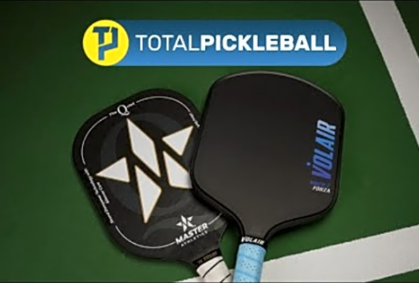 3 Pickleball Paddles (&amp; cleaning block) for best spin potential on the court Total Pickleball VLOG16