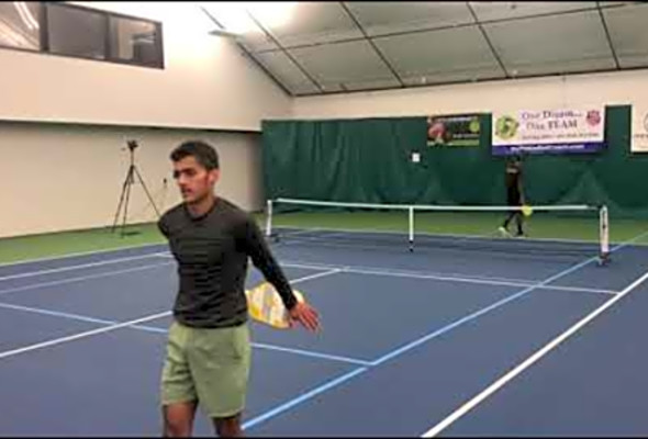 2021 Twin Cities Pickleball Classic - Mens Singles 5.0, Gold Medal - Aanik Lohani vs Amrik Donkena