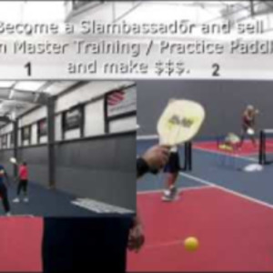 Slam Master Pickleball Practice / Training Paddle VOLLEY CHALLENGE - www...