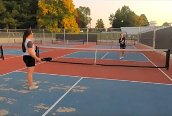 Pickle ball is the pickle of tennis