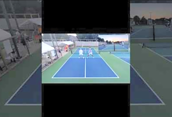 Kitchen Camera angle In Pickleball #pickleball #highlights