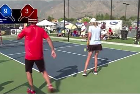 PickleBall Tournament of Champions Senior Mixed Doubles Gold Medal Match