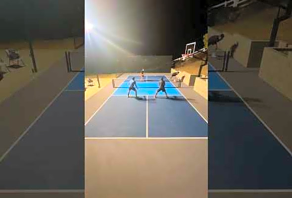 CRAZIEST POINT EVER! #pickleball #tennis #highlights #espn #ppa #mlp #shorts