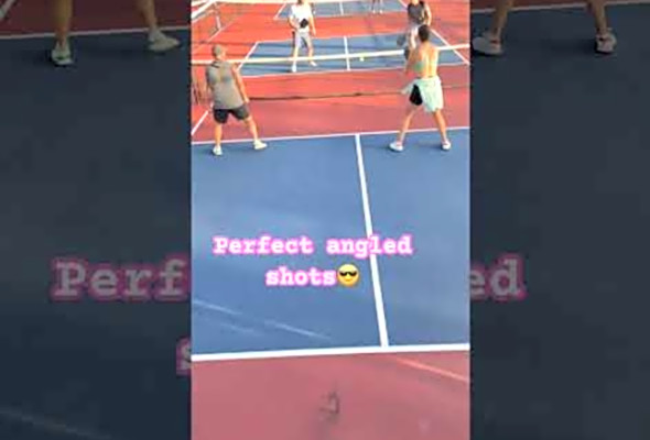 Perfect angled shots #pickleball #winner #skills #joola #fitness #highlights #florida #naples