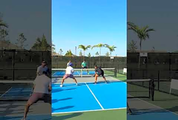 Are BIGS the new wave in Pickleball? Massive dudes with insane reach and crazy power