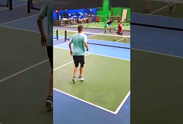 Lob for Lob, Net after Net #sporthighlights #pickleballhighlights #pickleball #sports #shorts