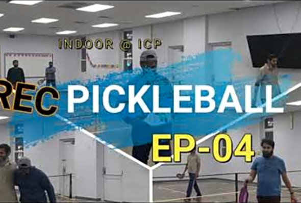 Pickleball Men&#039;s Doubles - Recreation Games at ICP Indoor MPH EP -04