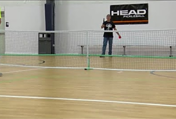 Pickleball players Dinking in the New Year at Nittany Valley Sports Centre